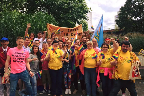 Liberal Democrats at Manchester Pride