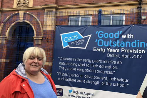 Image courtesy of By Iain Donaldson Jackie Pearcey at Oasis Academy Aspinal