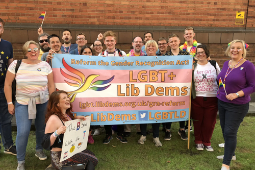 The Liberal Democrats at Manchester Pride