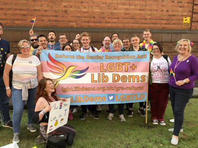 Image courtesy of Iain Donaldson The Liberal Democrats at Manchester Pride